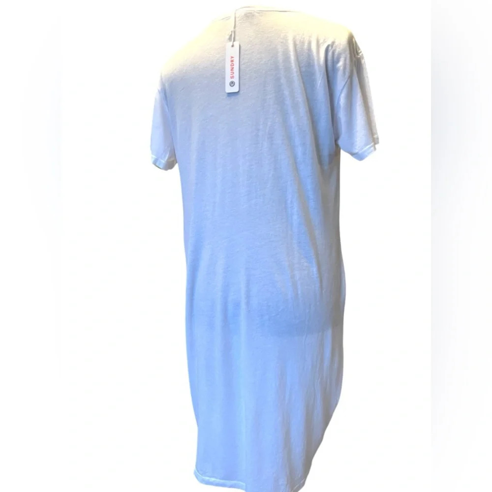 Sundry Side-twist Tee Dress NWT Size 2 / Medium MSRP $138 - Picture 3 of 8